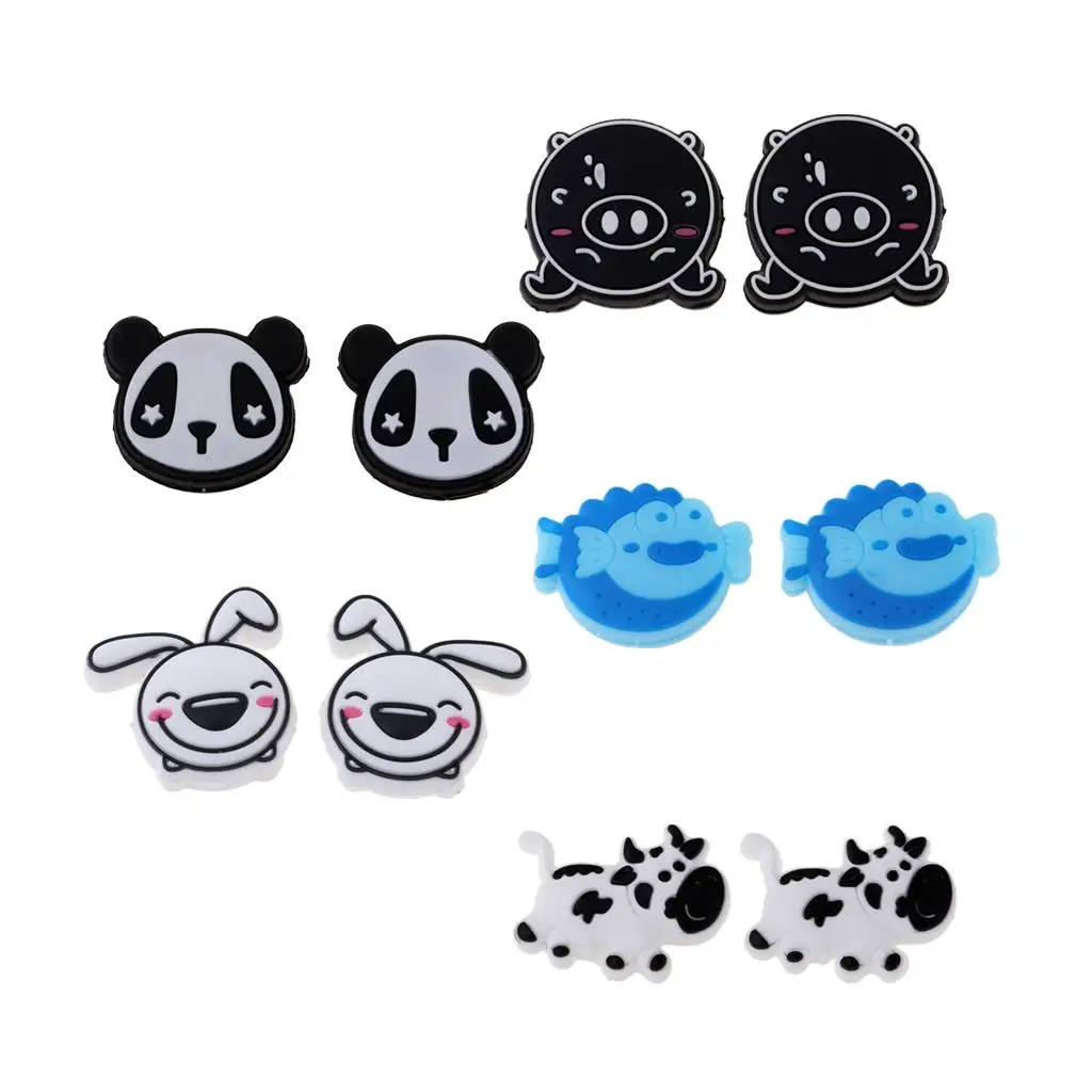 2 Pieces Tennis Racquet Shock Absorber Vibration Dampeners-Various Animal Shape