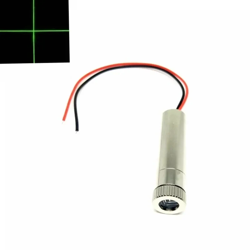 Focusable Adjustable 515nm 520nm 10mw Green Dot/Line/Cross Laser Diode Module