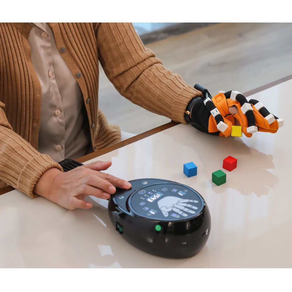 

Hot Sale Finger Stroke Exercise Equipment Hand Rehabilitation Gloves Devices FR01