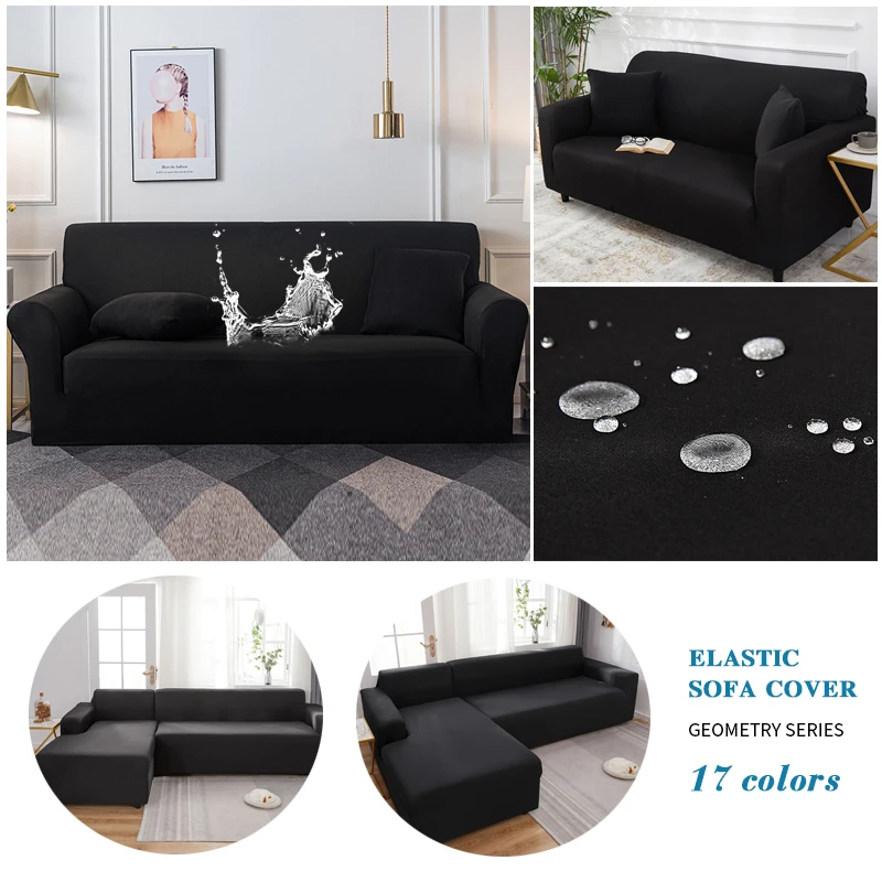 Waterproof Sofa Slipcover Stretch Couch Cover Pet Friendly Sofa Covers for Living Room Furniture Protector with Elastic Bottom 4