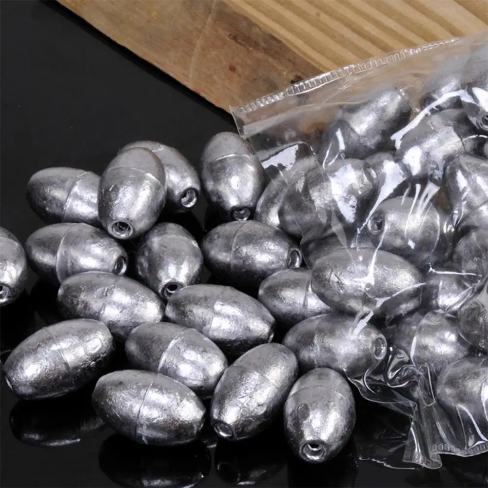 100Pcs Practical Lead Weight Time Saving Small Fishing Sinker Mold