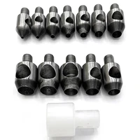 Europe Button Machine Special Mold (12 mm+M 6) 2-12 mm Punching Mold Rivet Button Punched Dedicated Tool Drilling Eyelets Die 1