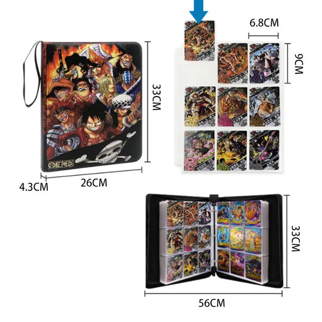 Dragon Ball 240Pcs Cards Folder Goku Vegeta Super Sayajins Anime Map Letter  Holder Binder Hd Action Notebook Album Book Kid Gift - AliExpress