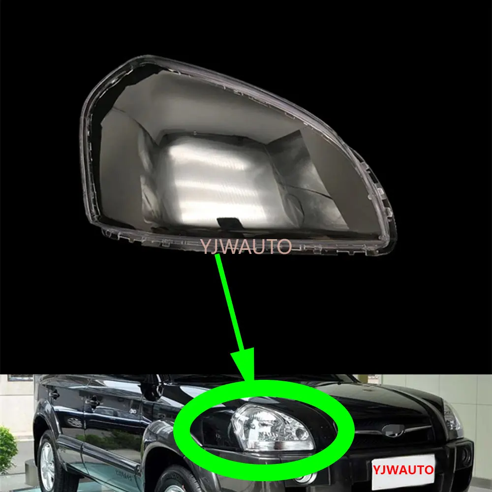 Headlight Lens For Hyundai Tucson 20062012 Headlamp Cover Car