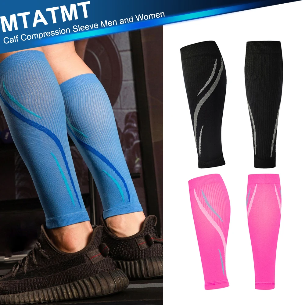 Leg Compression Sleeves Thigh High Socks 1Pair Footless Compression Socks 20-30mmHg for Leg Support
