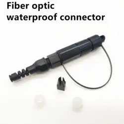 FTTH fiber optic waterproof connector 1/10/20 PC optical without connector for Corning optitap waterproof flange adapter socket