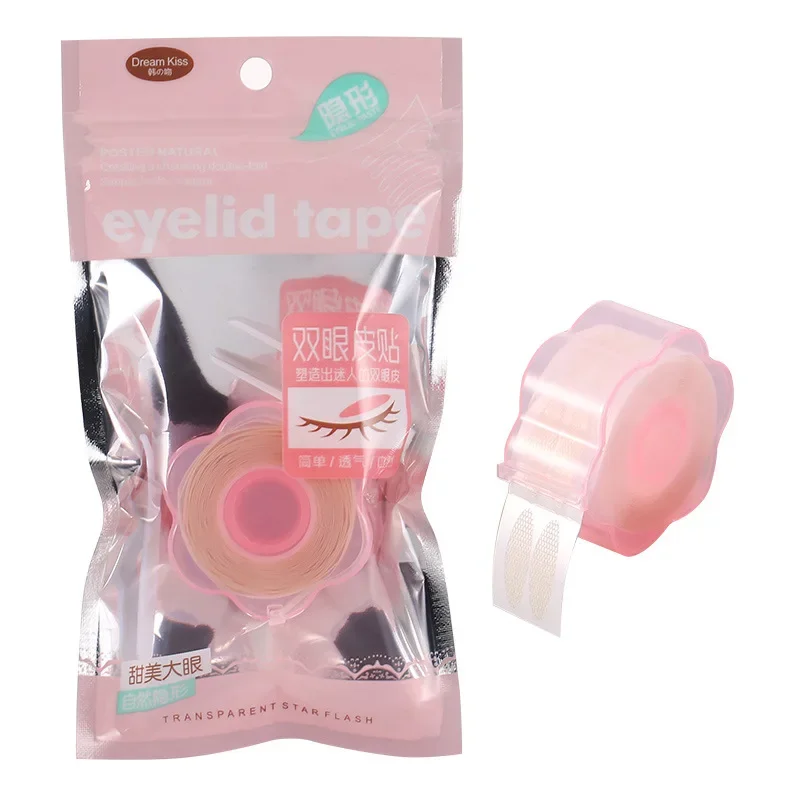 Invisible Double Eyelid Tapes Self-Adhesive Gauze Cosmetic Make Up Slim/Wide Waterproof Fiber Stickers for Eyelid Sets double fold eyelid tape