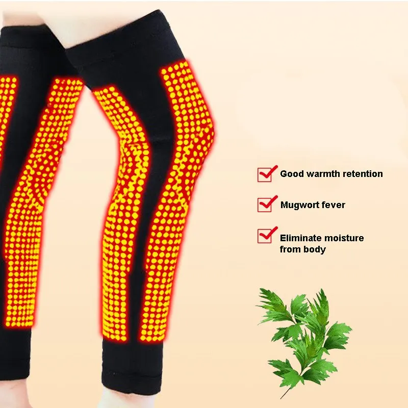 PairDotHeatingKneePadsBraceSportsKneepadTourmalineKneeSupport