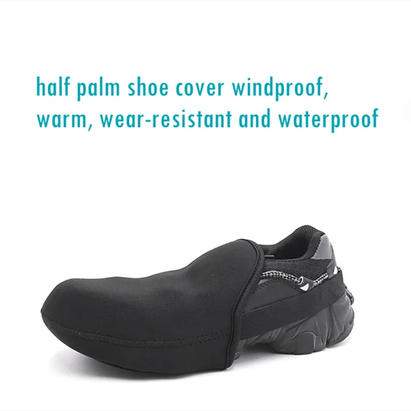 Half Palm Shoe Cover Bicycle Lock Shoe Cycling Shoe Cover Warm And Airtight Mountain Bike Road Bike Lock Shoe Cycling Overshoes
