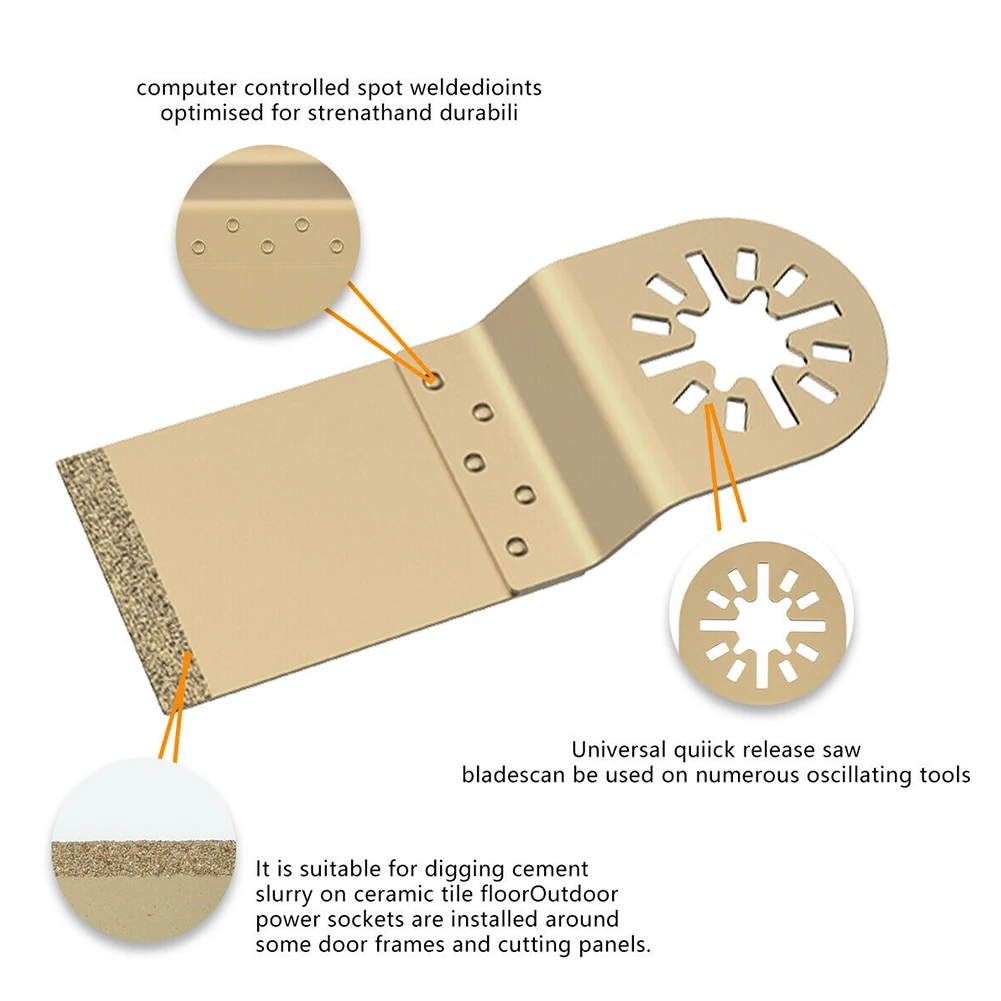 Set 50 Lame Per Utensile Oscillante HOUSOLUTION - Compatibile Con Bosch, DeWalt, Fein, Dremel - Foto 11