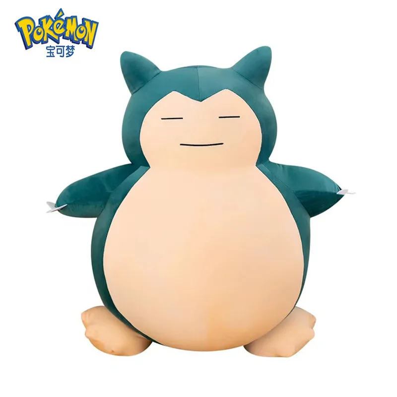 30-60Cm Pokemon Plush Big Size Snorlax Anime Figure High Quality Pet Action Doll Model Plush Stuffed Toy Children Christmas Gift 20 38 cm big size pokemon plush cartoon anime figure super dragon charizard high quality plush stuffed pet model children gifts