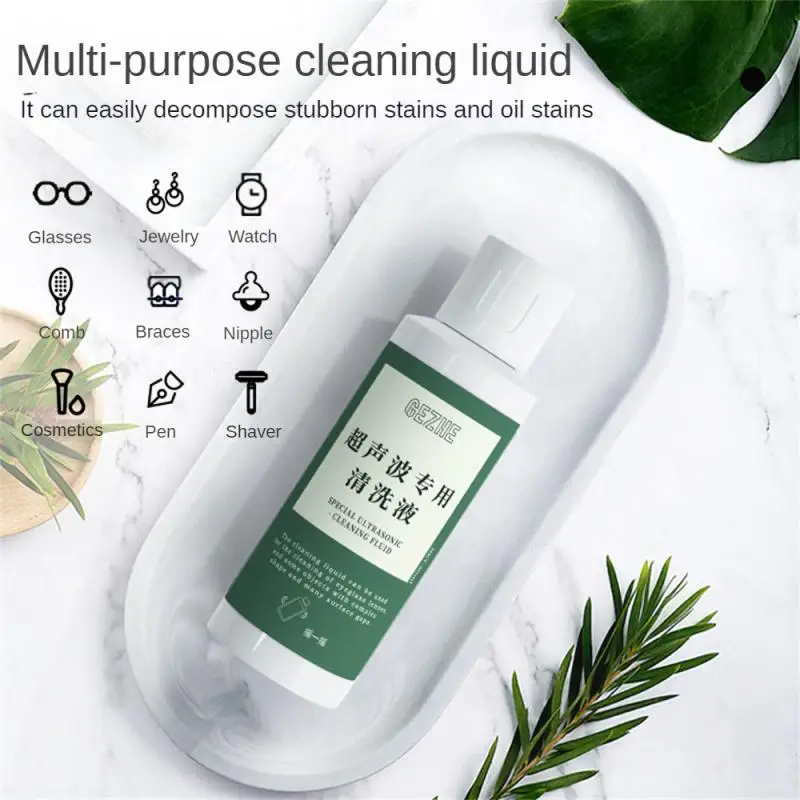 50ml Ultrasonic Special Cleaning Liquid Cleaning Machine To Wash Glasses Watch Jewelry Cleaning Artifact Cleaner Free CleanCloth 5