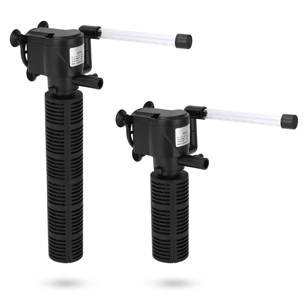 3in1AquariumInternalFilterSilentFishTankFilterWaterproofMini