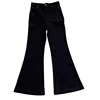 Men's Jeans Fashion Pants for Man Zipper Full Length Streetwear Pants Denim Black Solid Men's Clothing 4