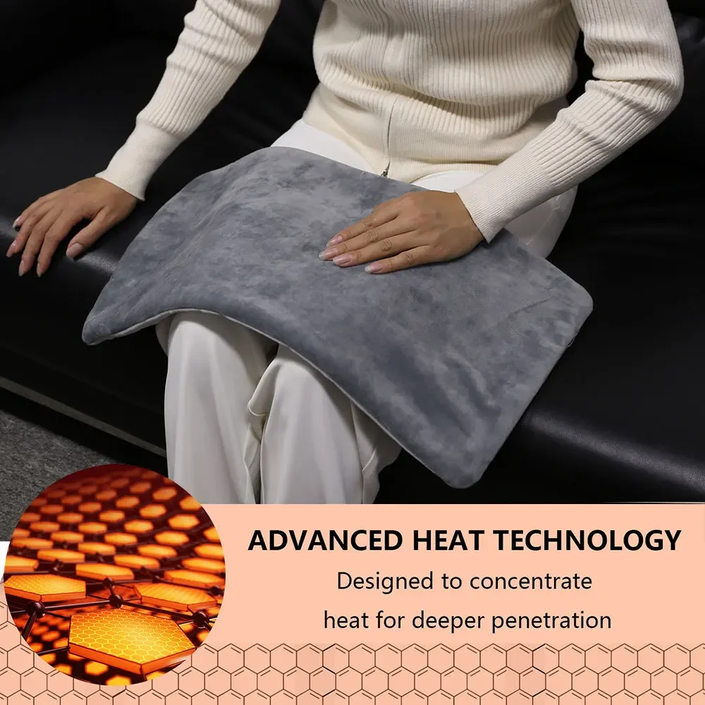 Car USB MINI Heated Blanket Smart Thermostat Low-Voltage Overheat Protection Machine Washable Non-Drying for Winter Car Warmth