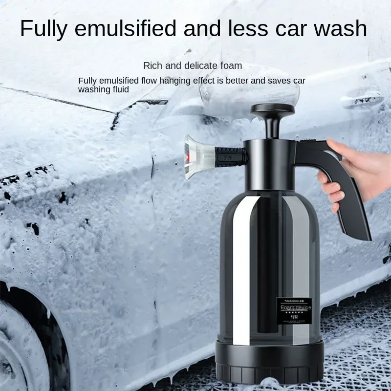 Acid Resistant Manual Pressurized Foam Spray Can for Car Washing