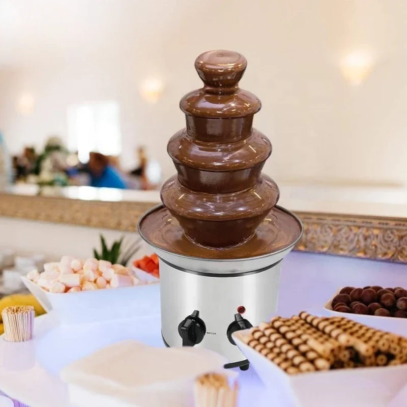 Table Top Chocolate Fondue Machine Chocolate Waterfall Fountain Machine Fountain