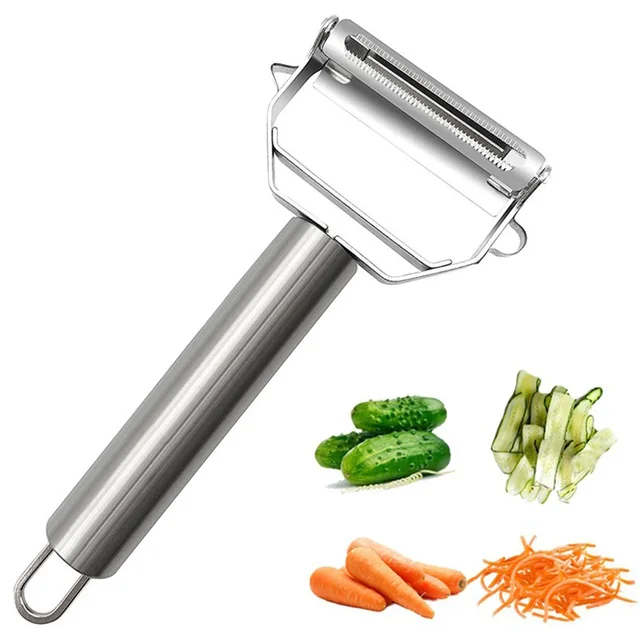 Stainless Steel Multi-Use Peeler/Slicer/Julienne Slicer - StarCrest