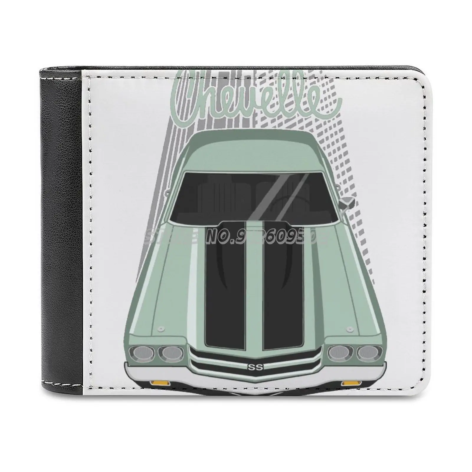 Chevelle SS 1970-зеленый кожаный кошелек для кредитных карт Женский Роскошный Chevy Ss 1970 |