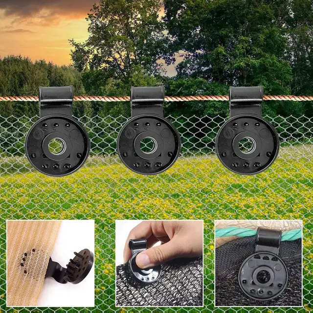 50/100 Darabos Napfényes Nettó Clip Kerti Szerszámok Üvegházhatású Árnyékoló Ruhák Rögzítse - Image 4