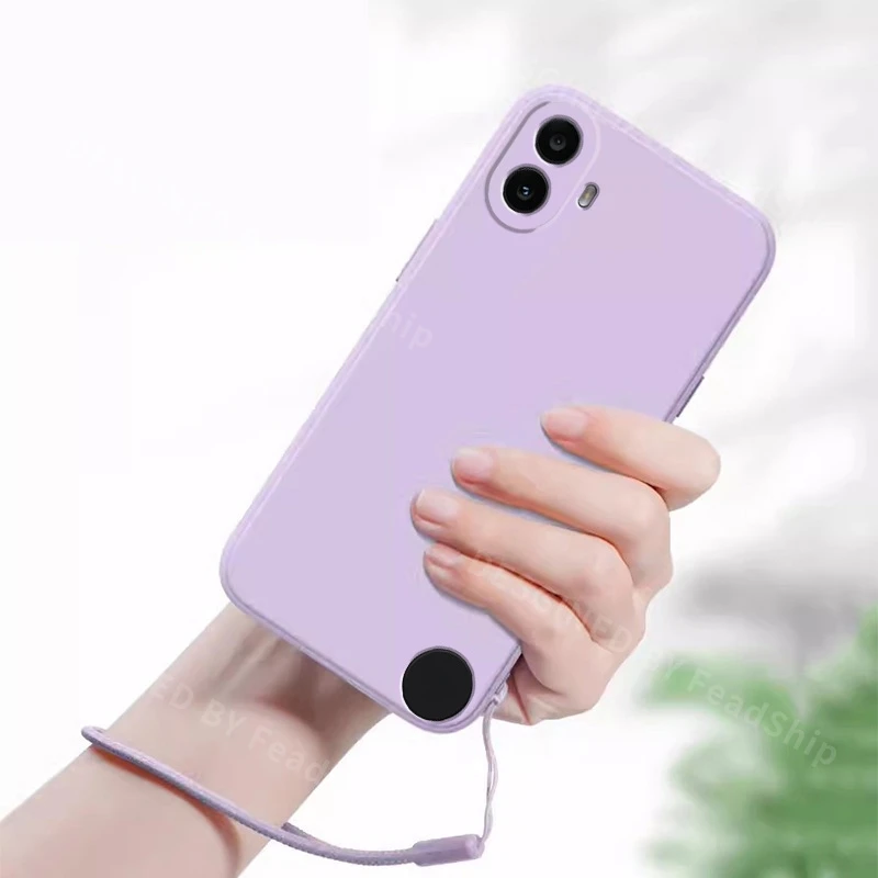 Luxury Shockproof Silicone Phone Case with Screen Protector