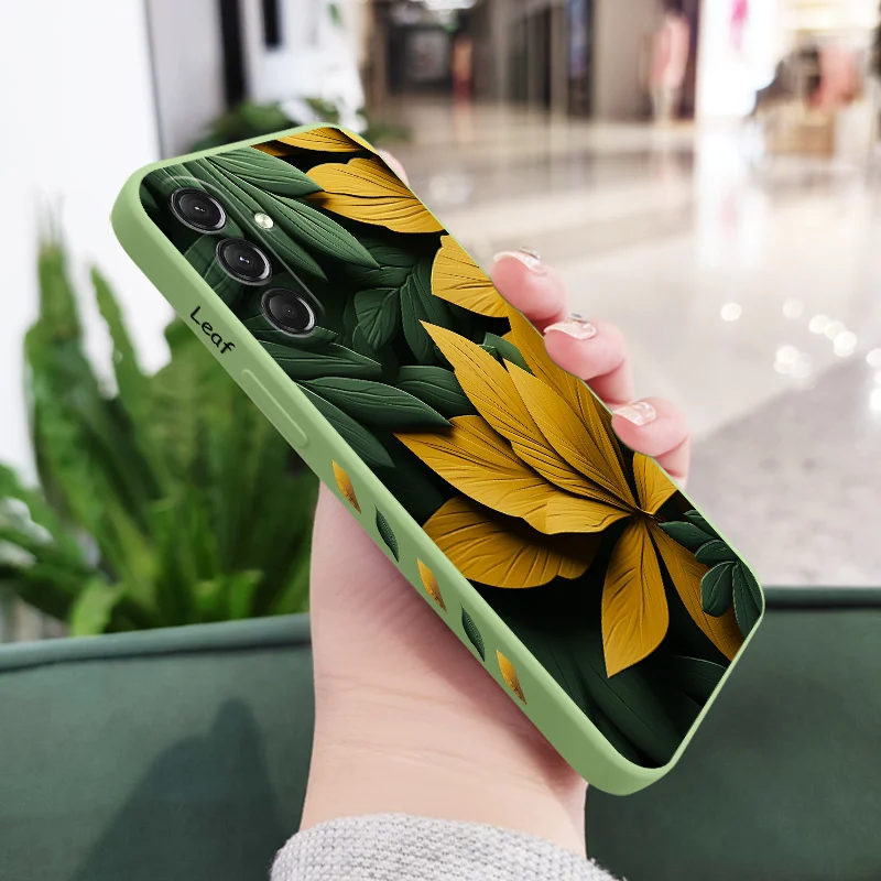 Elegant Carve A Leaf Phone Case - Stylish Protective Cover