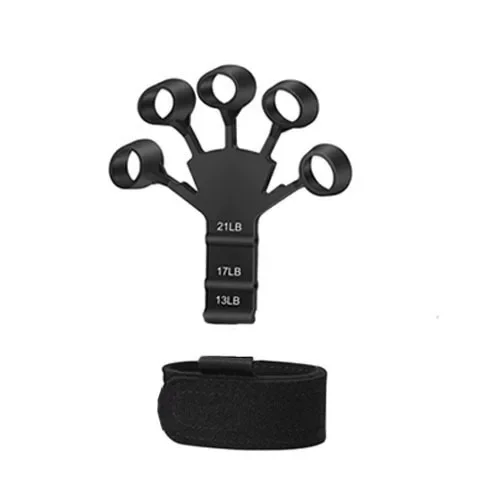 Hand Grip Strength Trainer para Reabilitação, Ferramentas de Aptidão Física, Finger Gripper, Gym Expander, Portátil, 6 Níveis de Resistência