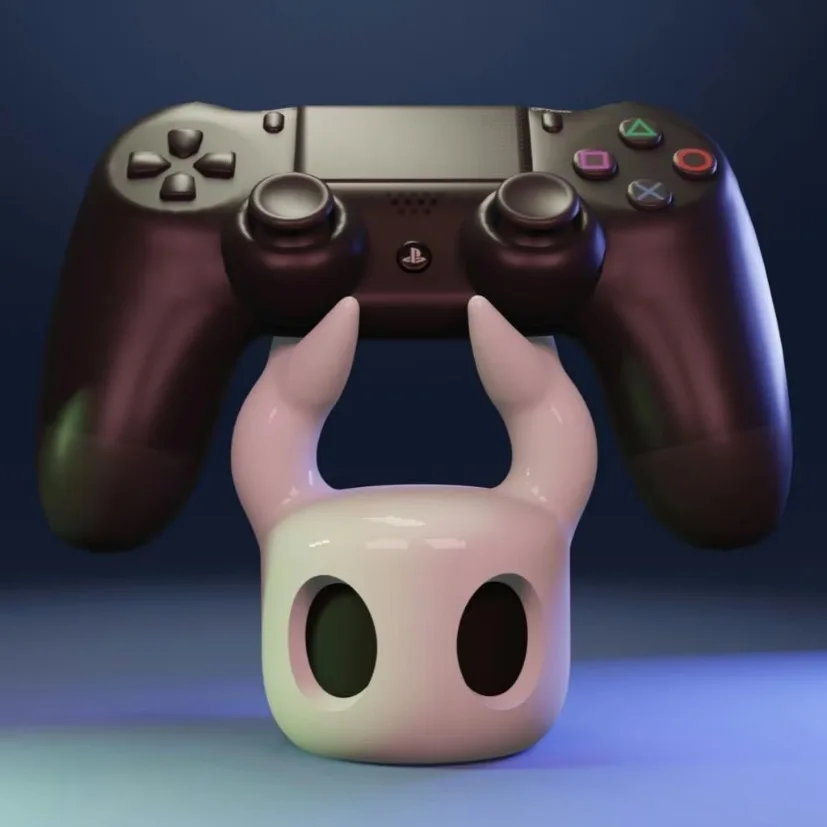 NOVITÀ! Supporto universale per controller di gioco compatibile con PS4/PS5/Switch, a tema Hollow Knight, accessorio da gioco per esposizione su desktop. - immagine 5