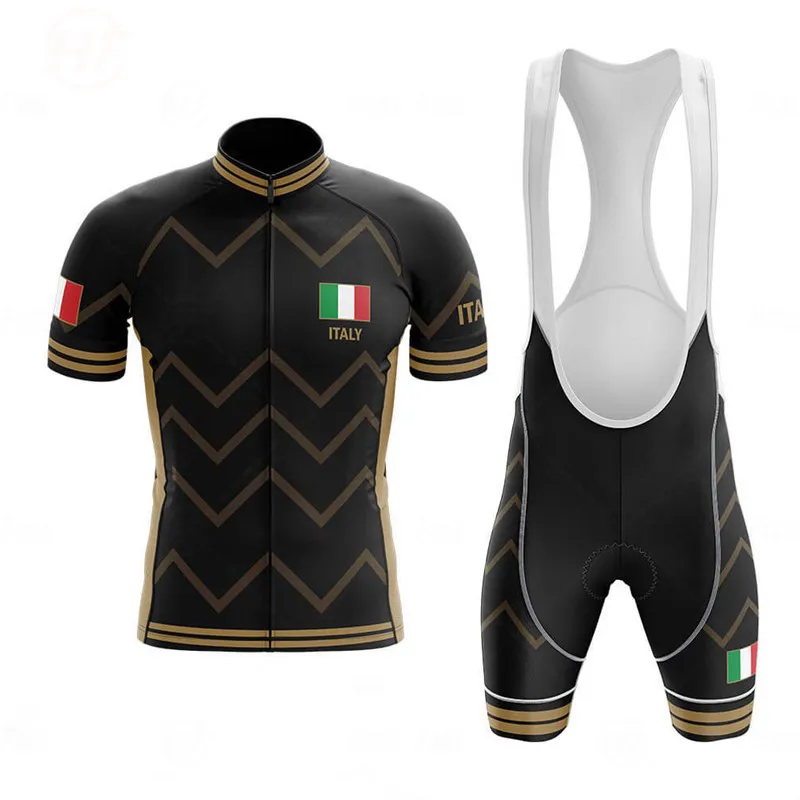 New Italy Go TEAM Cycling Jersey Sets Men Summer Short Sleeve Quick-dry Cycling Clothing MTB Bike Suit Ropa Ciclismo Hombre