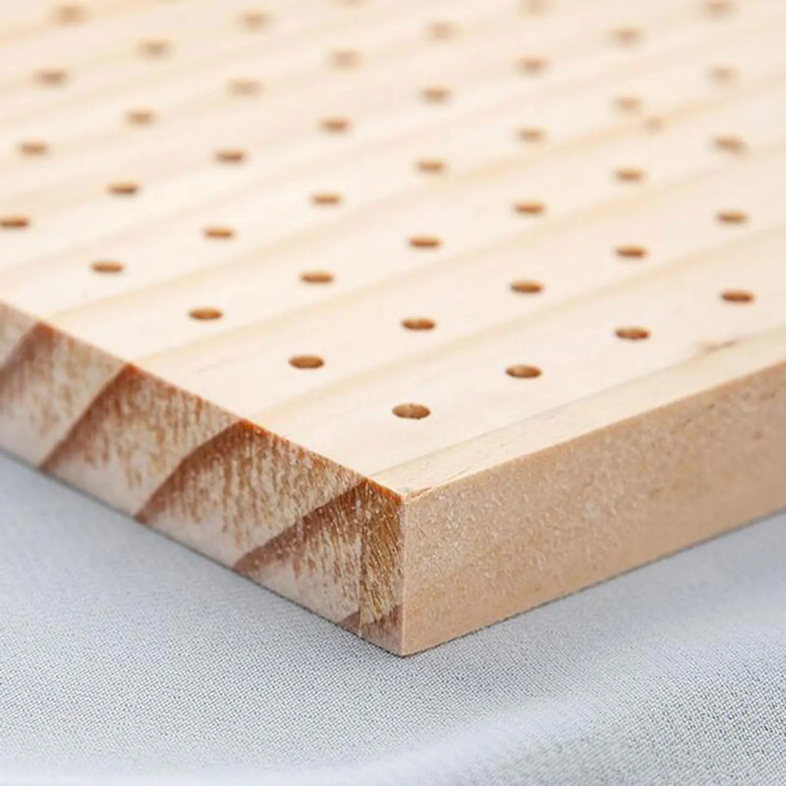 Knitting Board Crochet Blocking Board with Pegs Pins Wood Board Handcrafted Knitting for Granny Squares DIY Crocheting Crafts Lover Mother