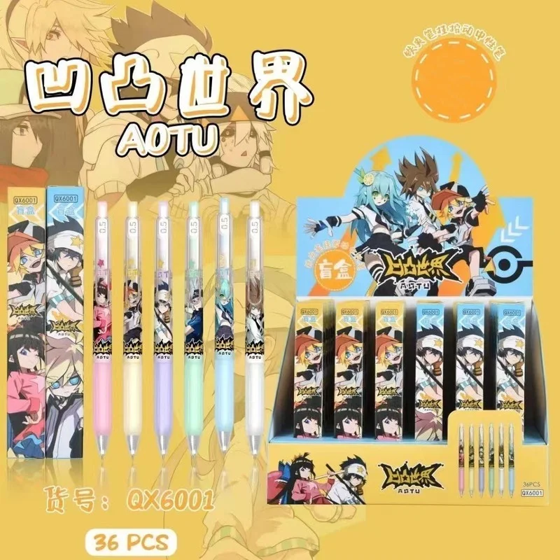 

36 Pc/Box Anime aotu world 0.5mm Random Press Gel Pen Study Writing Stationery Gift
