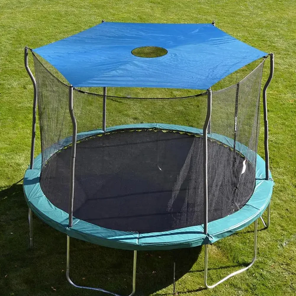 5/6/10ft Trampoline Cover Sun-Protection Trampoline Shade Cover Trampolines Sunshade Accessories for Outdoor Backyard Playground