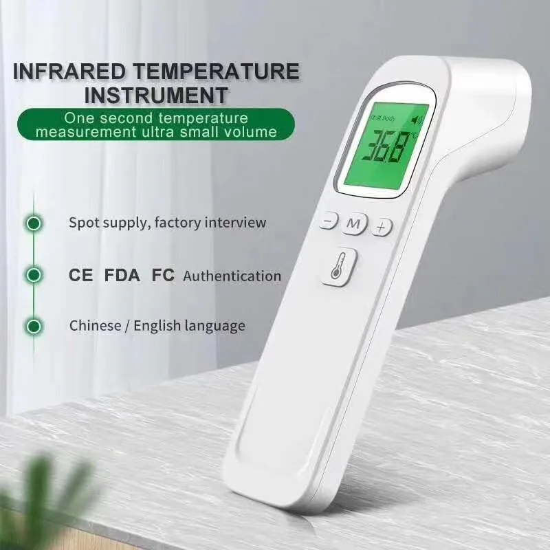 Digitale Infrarood Koorts Thermometer Medisch Huishouden Digitale Baby Volwassen Contactloze Laser Lichaamstemperatuur Oorthermometer