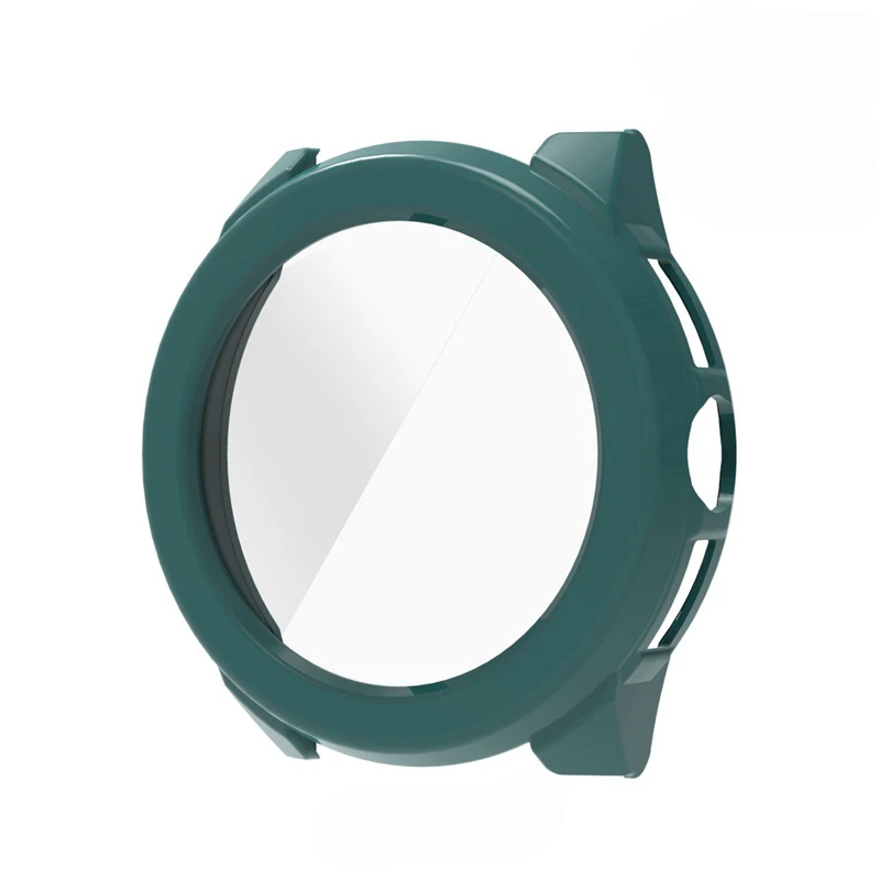 Custodia Rigida Con Vetro Temperato Per Haylou LS05 - Protezione 360°, Nero, Ultra Sottile