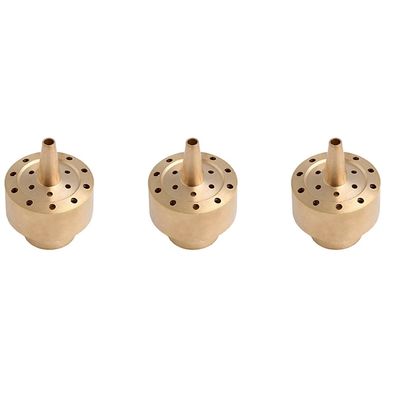 

3X Dome Sprinkler Head Garden Landscape Water Full Copper Sprinkler Brass Nozzles For Fountains