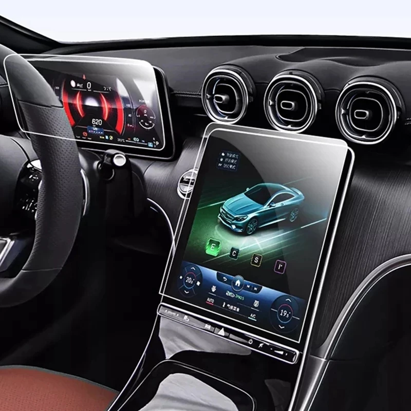 

For Mercedes Benz C-Class W206 2022 Car GPS Navigation dash board Screen Tempered Glass Protective Film Auto interior accessorie