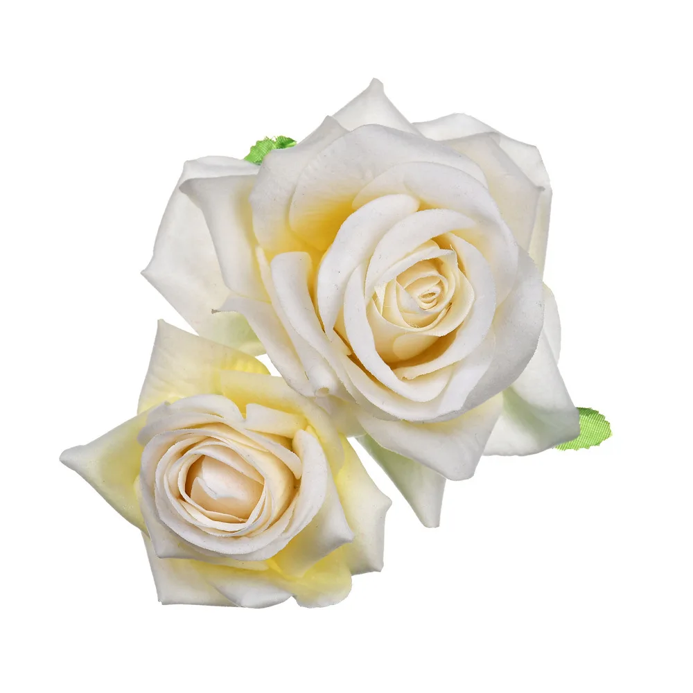 Elegante Accessorio per Capelli da Damigella, Fiore Decorativo per Acconciature Nuziali, Doppia Rosa, Fermaglio per Capelli, Accessori Moda Matrimonio 2026 - Image 5