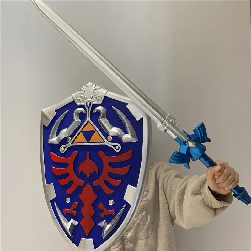 Skyward Sword Cosplay Sky Shield Dusk Shield Sunset Bow Set Weapon Sword Safety PU Kids Gift Carnival Game Cos Prop 1:1 cosplay sword,cosplay prop,cosplay toy,cosplay shield