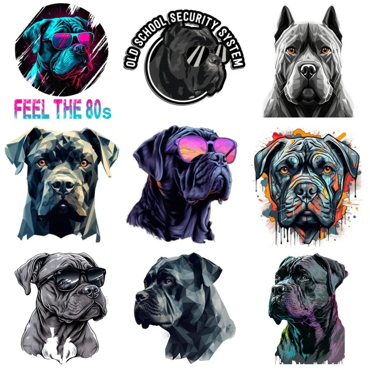 Cane Corso Pet Dog Adesivo Creativo Wall Room Door Truck Car Moto Bycicle Table Camper Laptop Window Pvc Decal Assecories