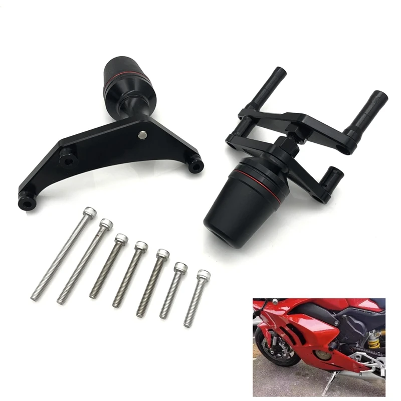 

Motorcycle Falling Protection Frame Slider Fairing Guard Anti Crash Pad Protector For DUCATI PANIGALE V4 2018-2019
