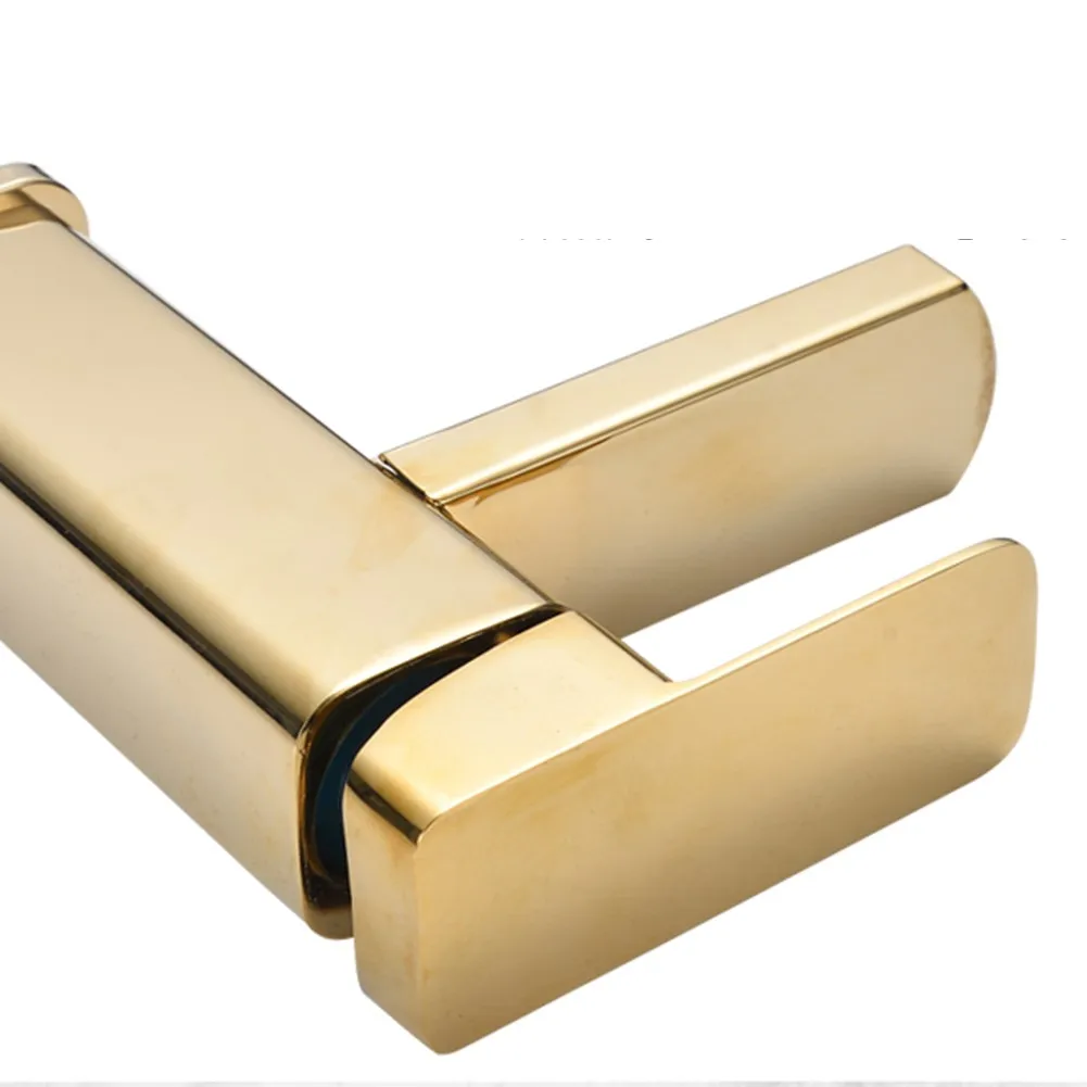 

Stainless Steel Basin/ Bath Taps Faucet Above Counter Basin Hot And Cold Water Faucet Bathroom Golden Square Faucet