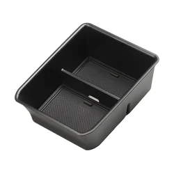 Premium Car Armrest Box Storage & Organizer Tray Container (Black)
