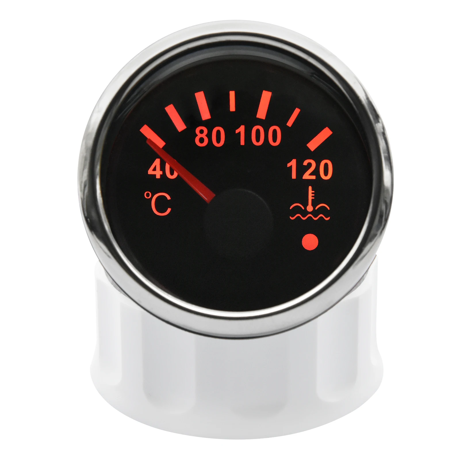 52mm Car Truck Boat Water Temp Gauge 10MM Temperature Sensor 40-120 Moto Meter Vehicle Indicator Auto Red BackLight automobile gauge,temperature sensor,motorcycle temperature gauge,digital temperature gauge,boat gauge,water temperature gauge