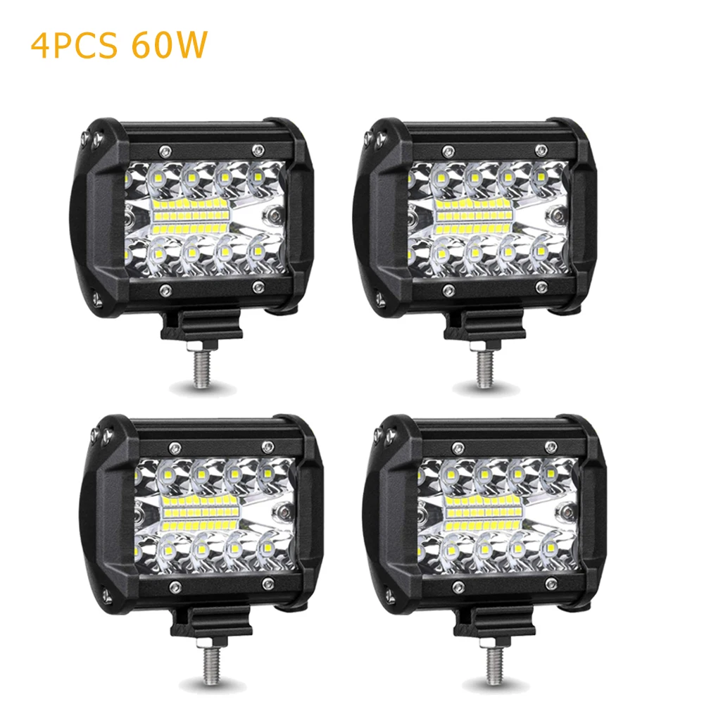 18W LED-Licht Arbeitsleiste Lampe Fahren Nebel Offroad SUV 4WD Auto Boot  LKW DC 12V