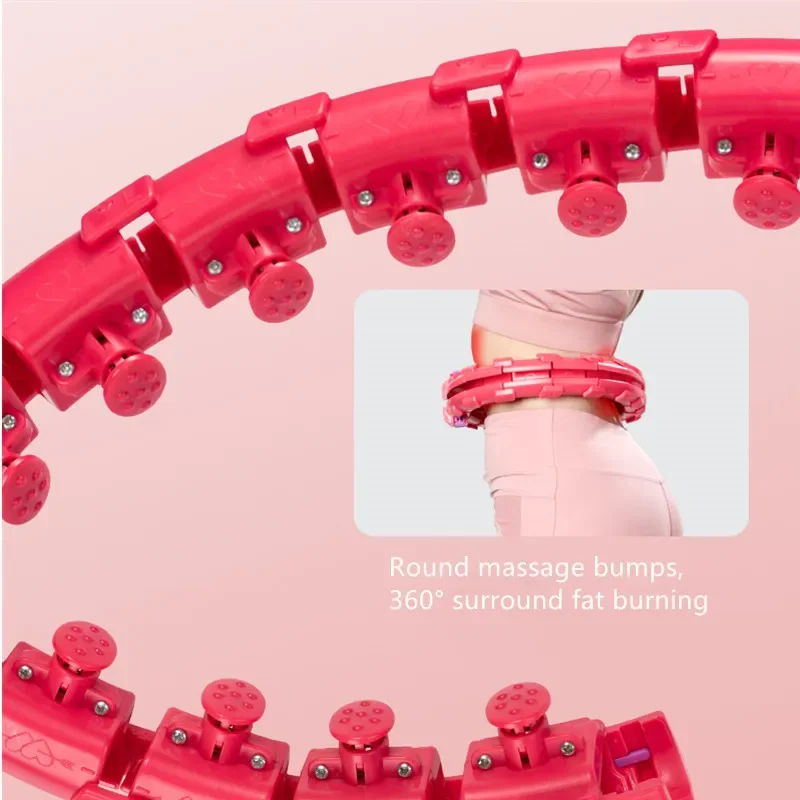 Sports Hoop Yoga Home Fitness Smart Hoop Ring Can Not Drop Adjustable Waist Training Ring Abdomen Trainer Weight Loss