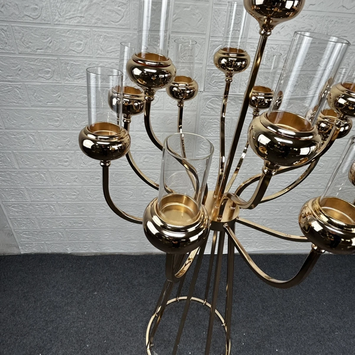 4pcs Wedding Decoration Table Centerpiece Candelabra Acrylic Flower Stand Party Home Decor