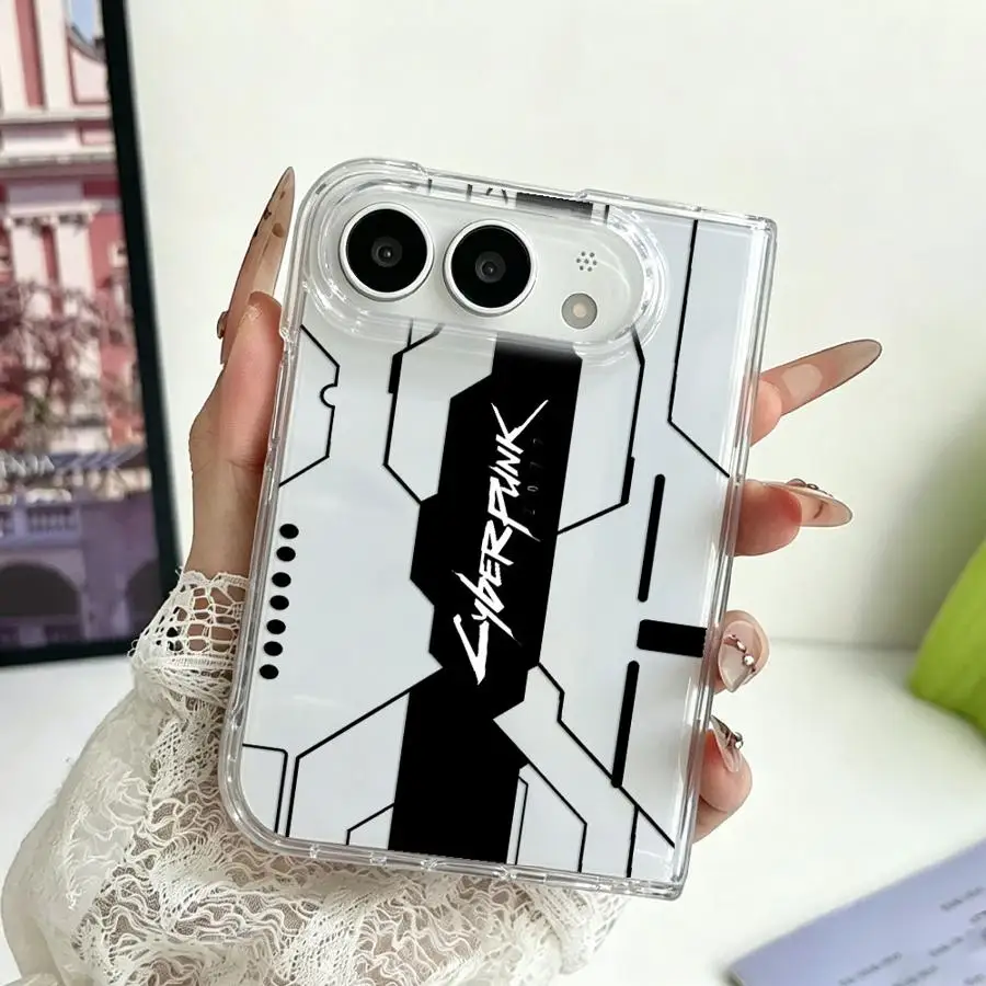 Sleek Capa Case for iPhone Edgerunners Cyberpunk Edition