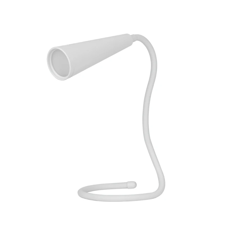유연한 구즈넥 책상 램프 3 색 밝기 조광기 독서 등 LED 램프 침실 머리맡 램프 1200mAh