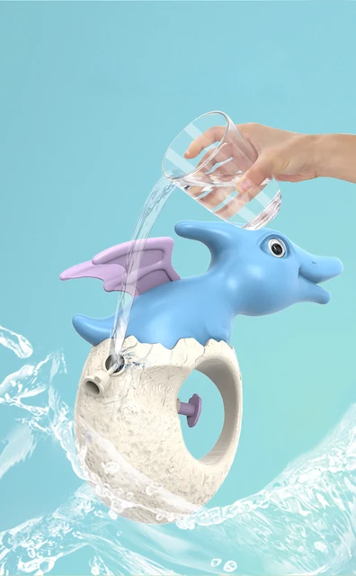 Baby Dinosaur Water Gun Toys For Kids Summer Beach Squirt Blaster Pistol Spray Bath Swim Game Toy For Children Shower Tool 4