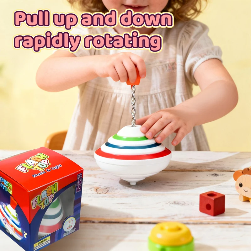 Toupies magiques musical lumière gyroscopique